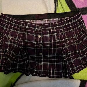 VINTAGE TRIPP NYC PLAID SKIRT XL EUC